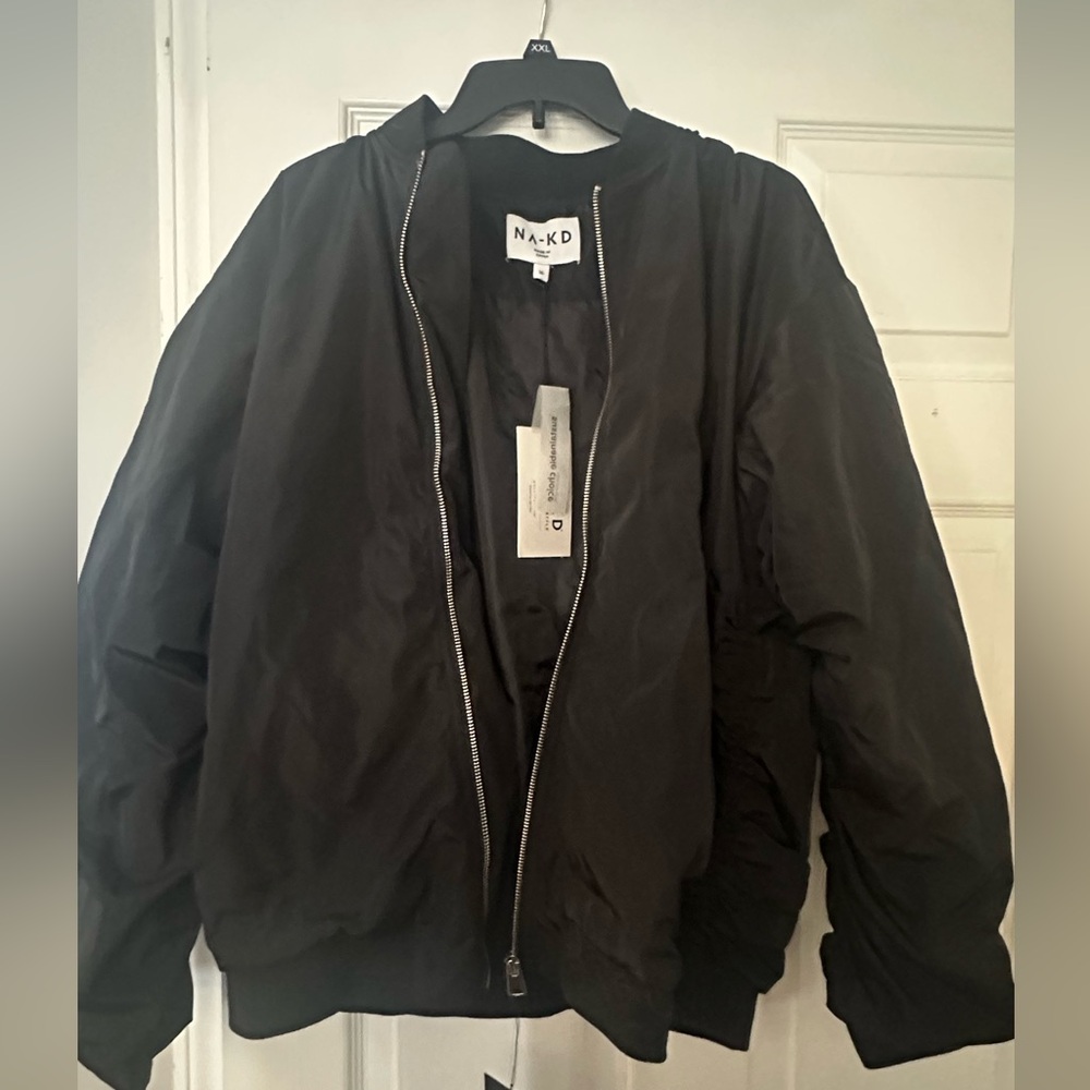 Women’s Black Bomber Jacket